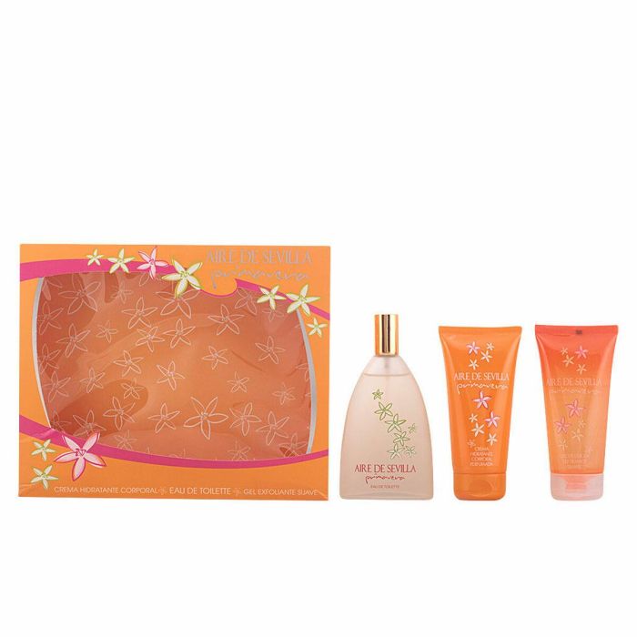 Aire Sevilla Estuche de Perfume Primavera para Mujer. Lote 3 Piezas, Fragancia Floral Amaderada Especiada, Esencia Vibrante y Delicada. Aire Sevilla Estuche de Perfume Primavera para Mujer. Lote 3 Piezas, Fragancia Floral Amaderada Especiada, Esencia Vibrante y Delicada.