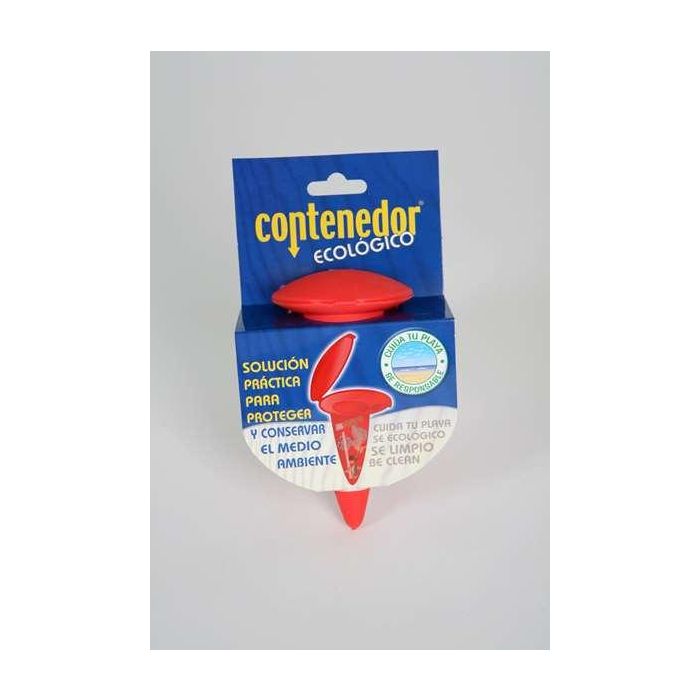 Soportes Plásticos Cenicero Contenedor Ecológico 19x10x7,30 cm Azul, Naranja y Rojo 1 Soportes Plásticos Cenicero Contenedor Ecológico 19x10x7,30 cm Azul, Naranja y Rojo 1