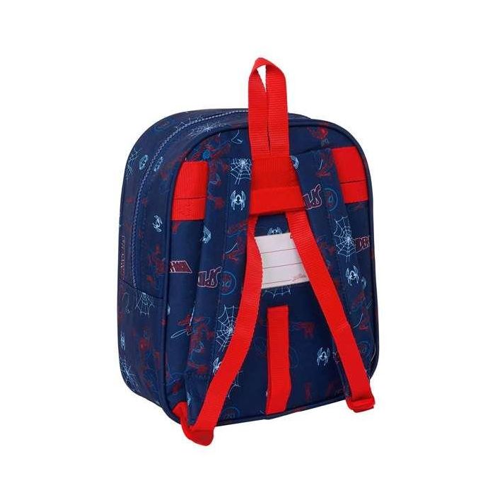 Mochila guarderia adapt.carro spider-man "neon" 22x27x10cm 1 Mochila guarderia adapt.carro spider-man "neon" 22x27x10cm 1