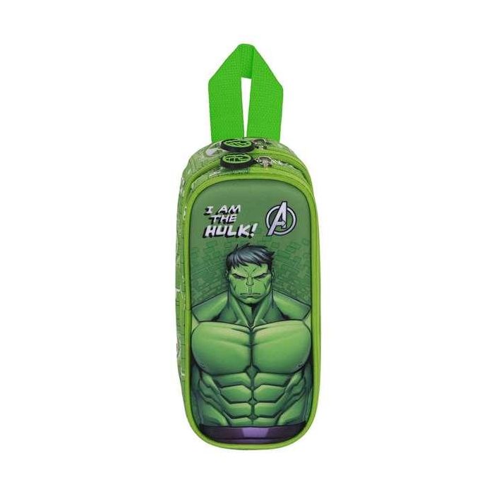 Karactermania Estuche Portatodo Doble 3D Hulk Rage Verde 22 x8 x10 cm 2 Karactermania Estuche Portatodo Doble 3D Hulk Rage Verde 22 x8 x10 cm 2