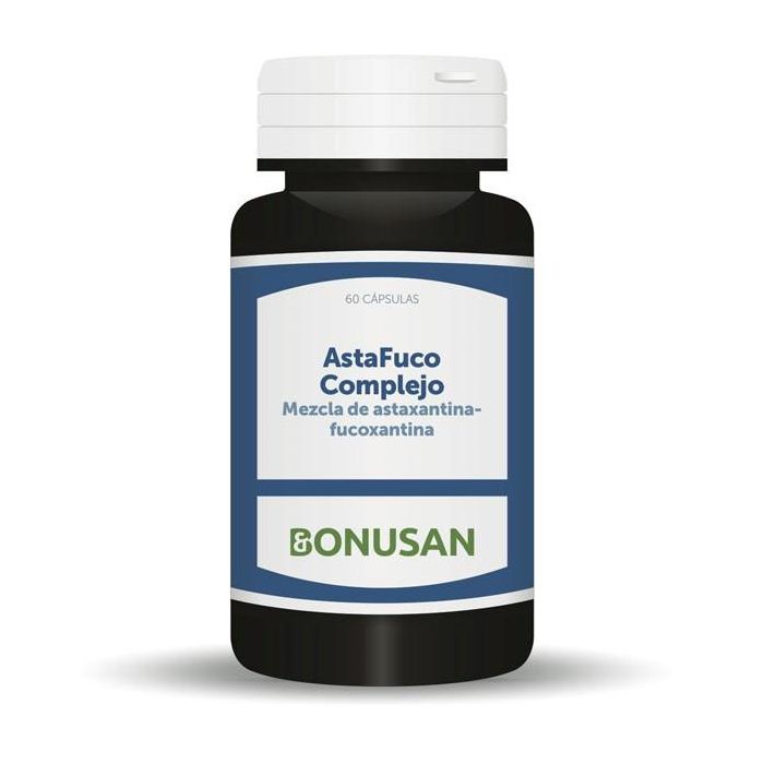 BONUSAN Astafuco Complex 60Vcap. con Astaxantina y Fucoxantina, apto para vegetarianos y veganos