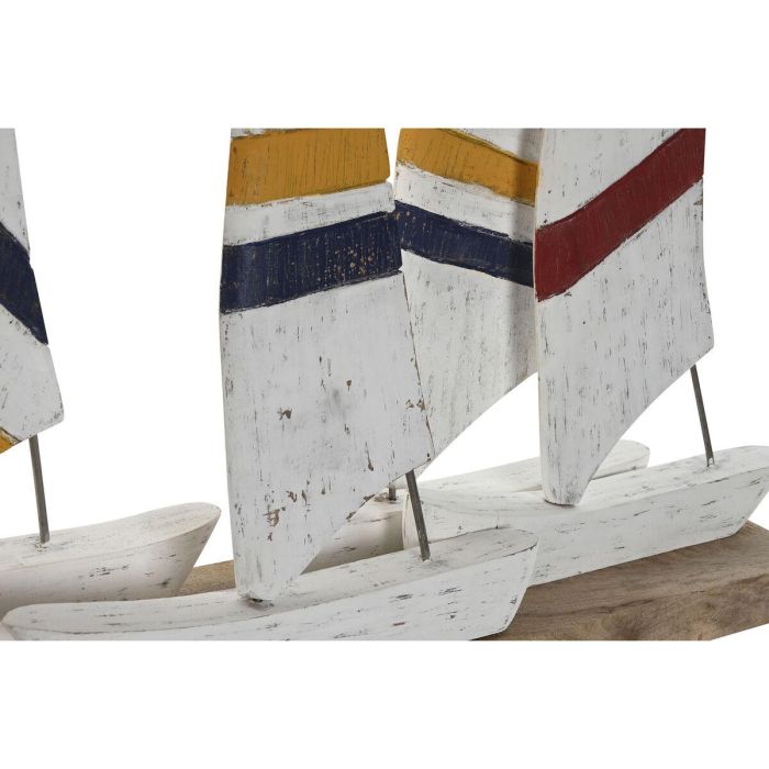 Decoracion Atlantico DKD Home Decor Blanco Azul Marino 13.5 x 46 x 67.5 cm 2