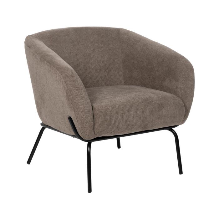 Sillón Taupe Tejido-Metal 77 X 72 X 68 cm