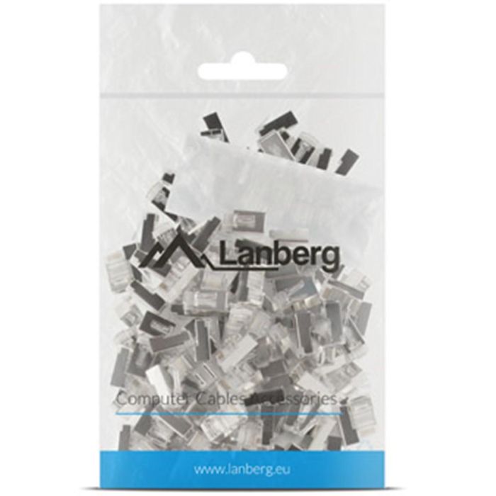 LANBERG PLS-6000 Conector RJ-45 Acero Inoxidable Transparente Cat6 Bolsa 100 Piezas LANBERG PLS-6000 Conector RJ-45 Acero Inoxidable Transparente Cat6 Bolsa 100 Piezas