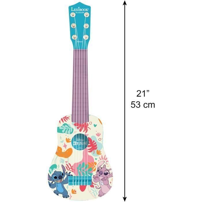 Lexibook LEX3380743100784 Guitarra Infantil Stitch de 53cm con Guía de Aprendizaje 2