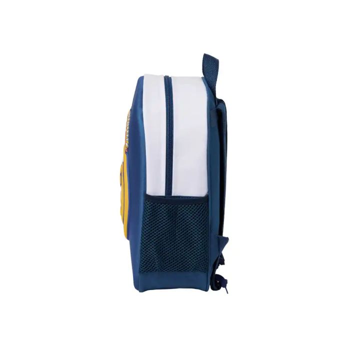Safta Mochila 3D Real Madrid con diseño frontal termoconformado y bolsillo lateral 2