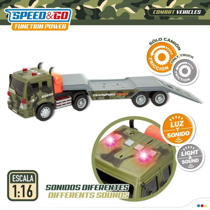 Camión Portavehículos Speed & Go 47,5 x 11,5 x 10 cm (2 Unidades) 6 Camión Portavehículos Speed & Go 47,5 x 11,5 x 10 cm (2 Unidades) 6