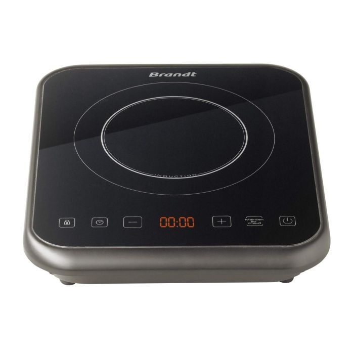 Brandt TI1FSOFT Placa de inducción independiente Negra, 1 zona de cocción, superficie vitrocerámica, control frontal 0 Brandt TI1FSOFT Placa de inducción independiente Negra, 1 zona de cocción, superficie vitrocerámica, control frontal 0