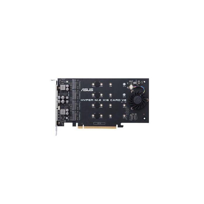 Asus HYPER M.2 X16 CARD V2 Tarjeta de Expansión PCIe 3.0, Interfaz M.2, 128 Gbit/s, Ref. 90MC06P0-M0EAY0 1 Asus HYPER M.2 X16 CARD V2 Tarjeta de Expansión PCIe 3.0, Interfaz M.2, 128 Gbit/s, Ref. 90MC06P0-M0EAY0 1