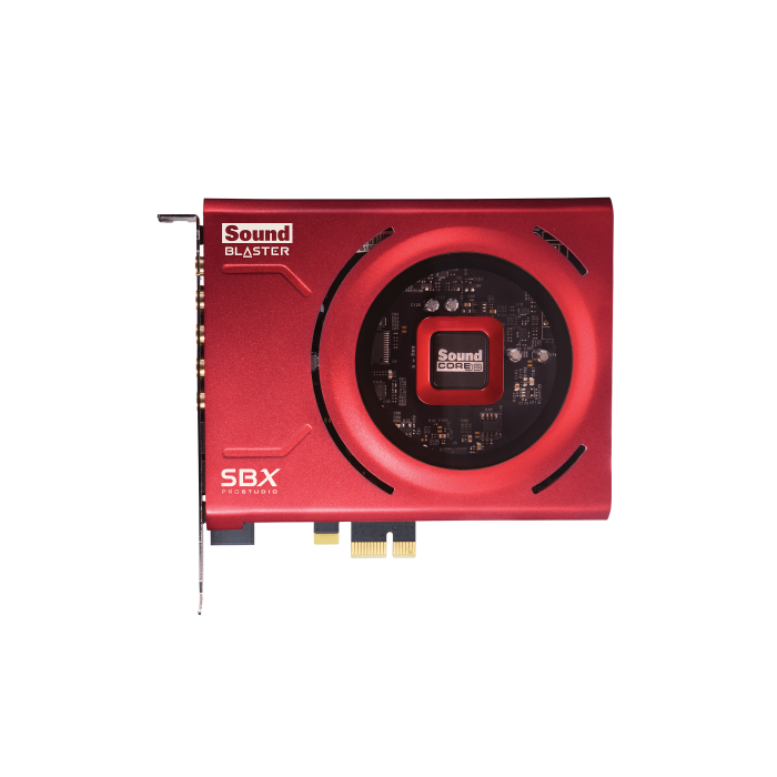 Creative Labs Sound Blaster Z SE Tarjeta de Sonido Interna 7.1 Canales PCI-E Dolby Digital AC3 Rojo - 70SB150000004