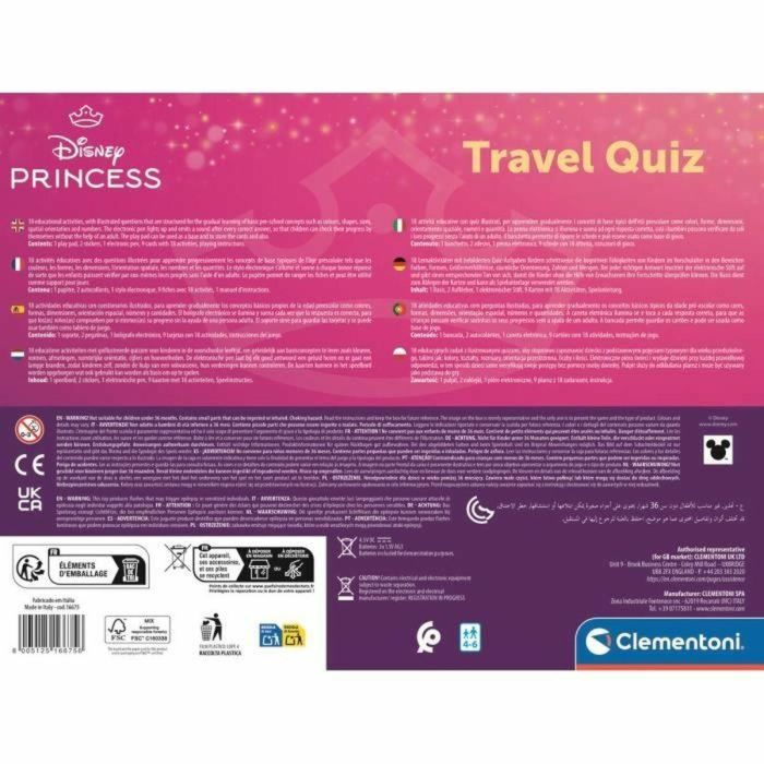 Clementoni Escritorio Educativo Princesa CLE8005125166756 1