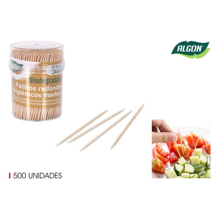Palillo Higiénico Redondo Algon - Pack de 500 (24 Unidades) Palillo Higiénico Redondo Algon - Pack de 500 (24 Unidades)