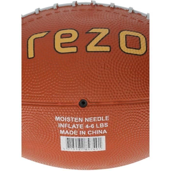 Balón de fútbol americano - REZO - Caucho - Talla 3 - Marrón - Para recreación 1 Balón de fútbol americano - REZO - Caucho - Talla 3 - Marrón - Para recreación 1