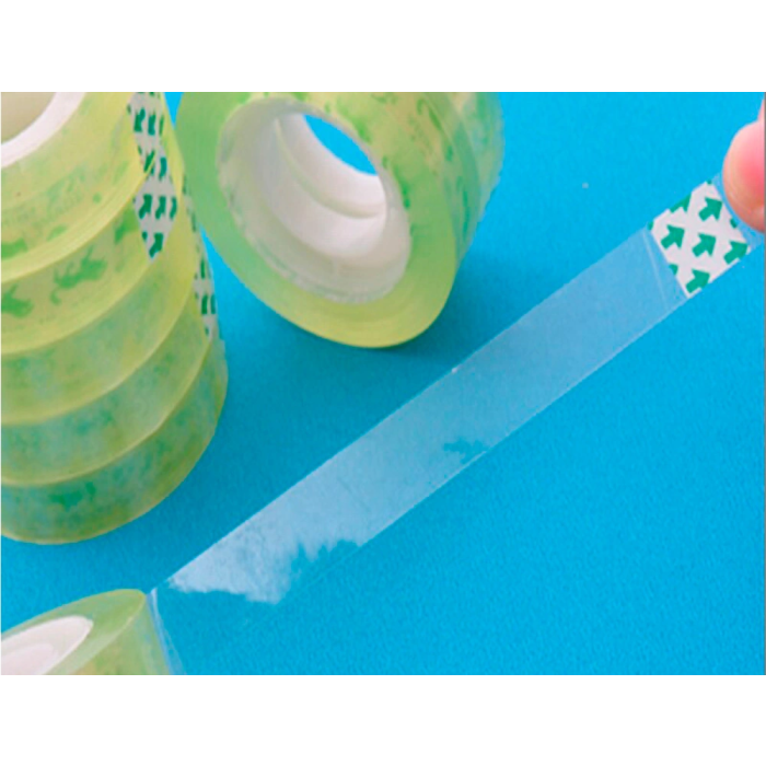 Q-connect Cinta Adhesiva Transparente 33 mt x 12 mm Encelofanada para Embalar 3