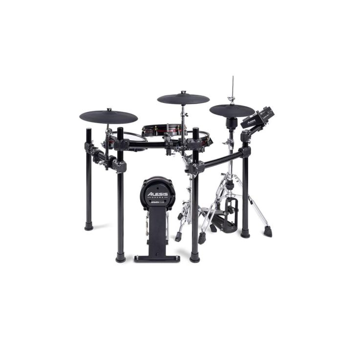 Alesis Strata Club Batería Electrónica con Módulo Core Drum, Pantalla Táctil de 7", 360°, Triple Zona, Bluetooth Audio+MIDI I/O 4