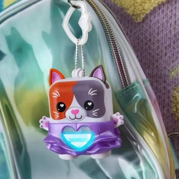 Hasbro HASG2209ES0 Nano-mals Purrnelope Gatito Tricolor Electrónico con Más de 70 Reacciones, Juego para Niños a Partir de 5 Años 13