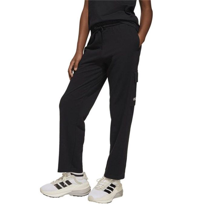 Pantalón Deportivo Infantil Adidas Jg Lin French Terry Negro 5