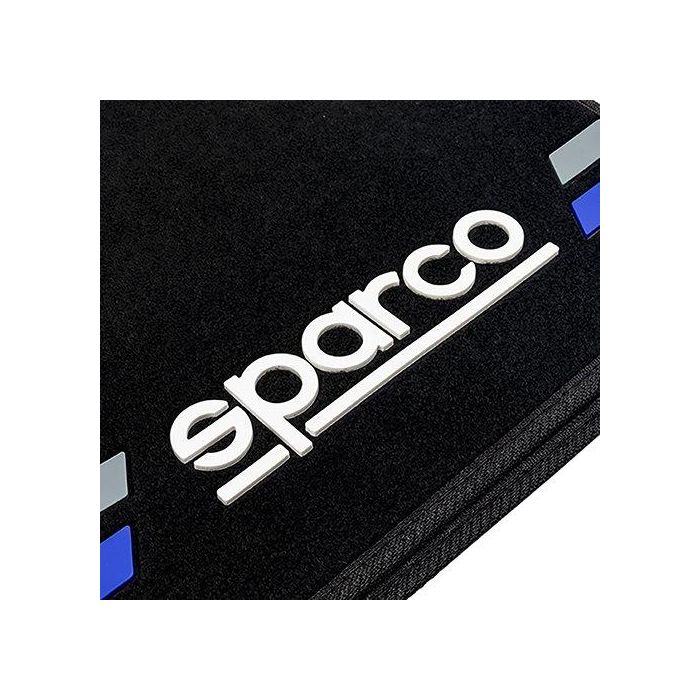 Sparco Alfombra Moqueta Corsa Azul SPCF508BL Universal Antideslizante Juego 4 Unidades 3