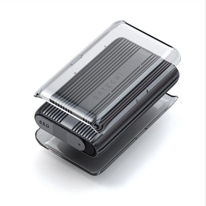 Satechi USB4 NVMe SSD Pro Enclosure para M.2 NVMe, 40Gbps, Compatible Thunderbolt 4/3, Aluminio, Instalación sin Herramientas 4