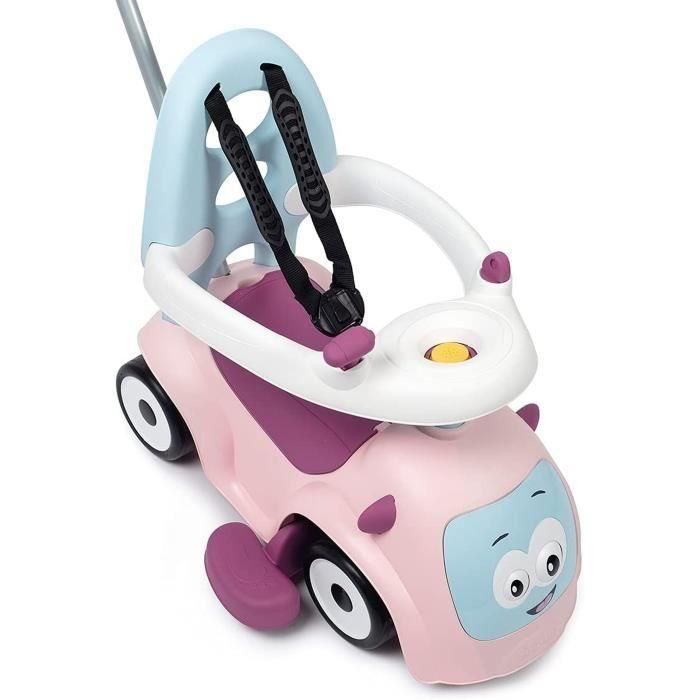 Smoby Maestro Balade Correpasillos 3 en 1 Rosa para Bebés desde 6 Meses. Portabebés Actualizable con Ruedas Silenciosas y Bocina. 3 Smoby Maestro Balade Correpasillos 3 en 1 Rosa para Bebés desde 6 Meses. Portabebés Actualizable con Ruedas Silenciosas y Bocina. 3