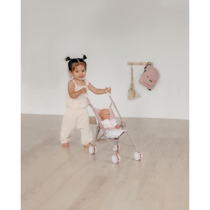 Cochecito de caña Baby Nurse para bebés de hasta 42cm - Smoby 1 Cochecito de caña Baby Nurse para bebés de hasta 42cm - Smoby 1
