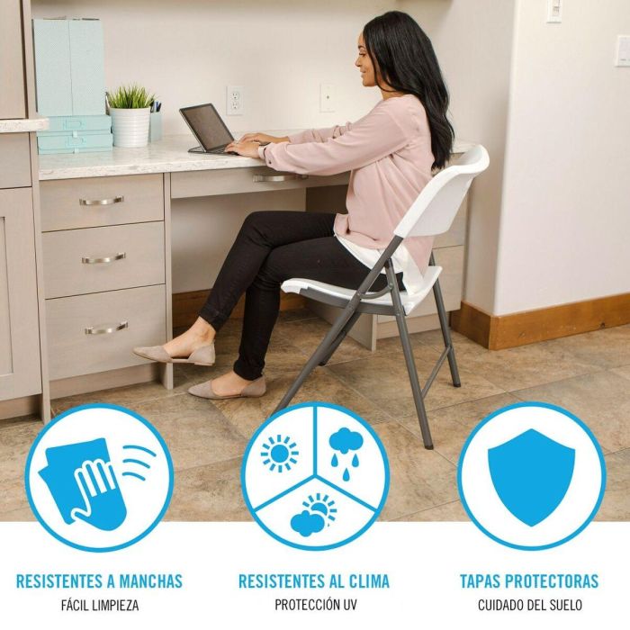 Silla Plegable Lifetime 4 Unidades 50 x 82,5 x 58 cm 3 Silla Plegable Lifetime 4 Unidades 50 x 82,5 x 58 cm 3