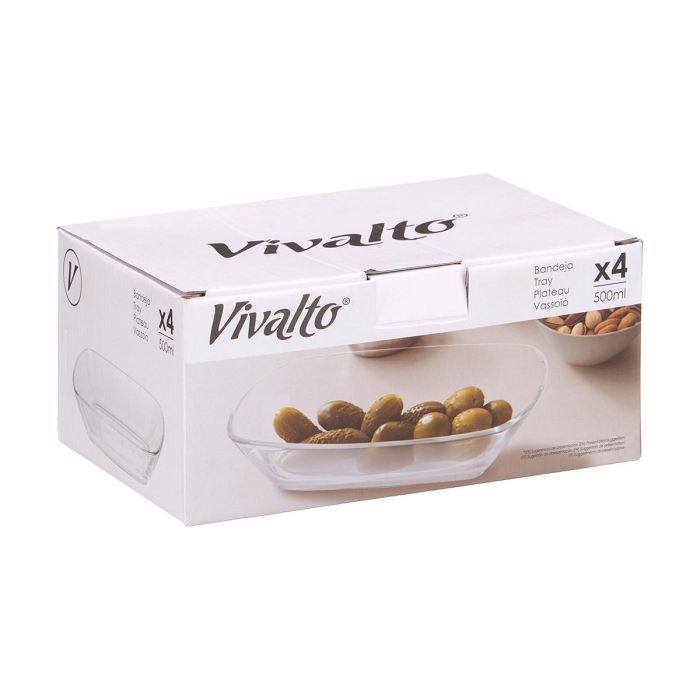 Bandeja Aperitivo 19,5 X 14Cm Vivalto (24 Unidades) 1 Bandeja Aperitivo 19,5 X 14Cm Vivalto (24 Unidades) 1