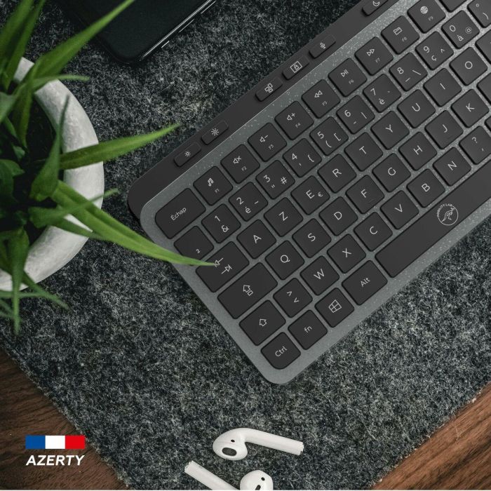 Teclado Mobility Lab KP450W Compact Negro Gris 8 Teclado Mobility Lab KP450W Compact Negro Gris 8