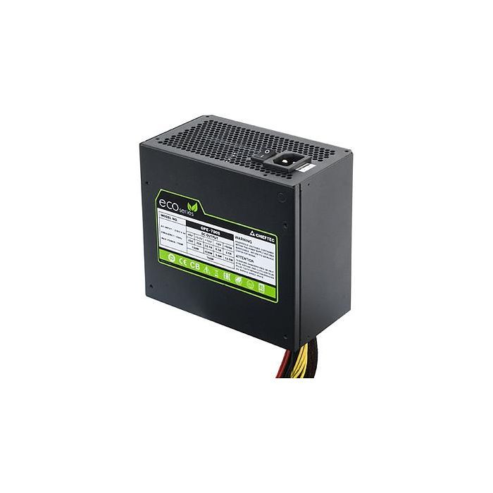 Chieftec GPE-500S ECO Serie Fuente de Alimentación 500W, No Modular, ATX 2.3, Negro 3