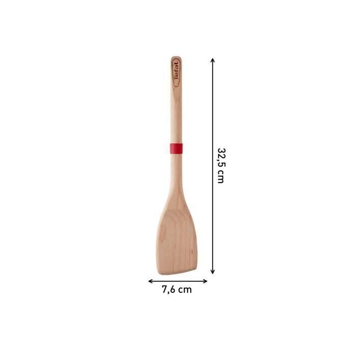 Espátula angular TEFAL Ingenio - Madera de haya y silicona de platino - 33 cm 1