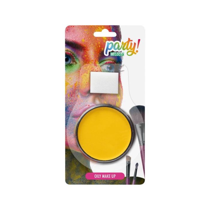 Maquillaje Cera Pintura Facial Color Amarillo