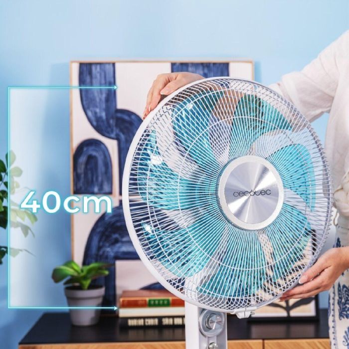 Ventilador de Pie Cecotec EnergySilence 610 Max Flow Azul Blanco 70 W 2