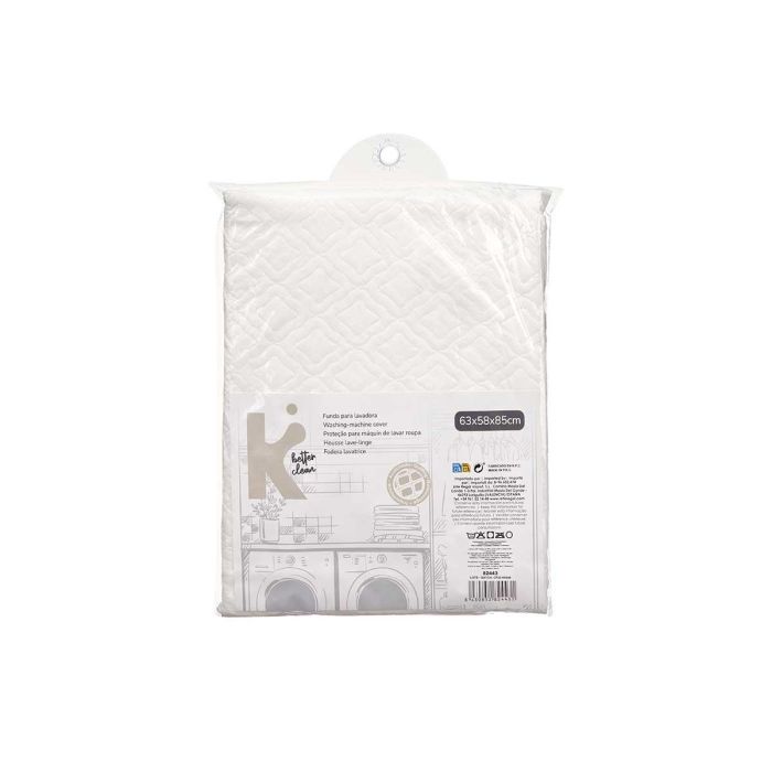 Funda Lavadora Acolchada 63 X 58 X 85 Cm Blanca Arte Regal (12 Unidades) 2 Funda Lavadora Acolchada 63 X 58 X 85 Cm Blanca Arte Regal (12 Unidades) 2