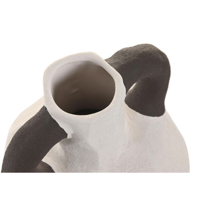 Jarron Urban DKD Home Decor Blanco Gris 14 x 19 x 14 cm 2