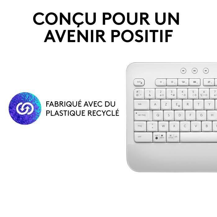 Logitech - Teclado inalámbrico - Entremonomic Ents con - SEADSETS - Signature K650 - White 4 Logitech - Teclado inalámbrico - Entremonomic Ents con - SEADSETS - Signature K650 - White 4