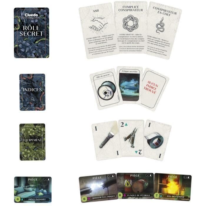 Cluedo Conspiracy, juego de mesa, de 4 a 10 jugadores, a partir de 14 años 3 Cluedo Conspiracy, juego de mesa, de 4 a 10 jugadores, a partir de 14 años 3