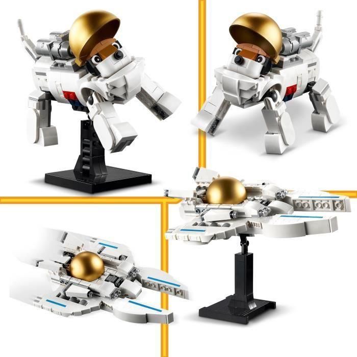 LEGO 31152 Creator Astronauta 3en1 en el Espacio, Juguete de Construcción con Perro y Transbordador Espacial, Decoración 3 LEGO 31152 Creator Astronauta 3en1 en el Espacio, Juguete de Construcción con Perro y Transbordador Espacial, Decoración 3