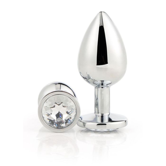 Plug Anal Dream Toys Gleaming Love Plateado 9 Plug Anal Dream Toys Gleaming Love Plateado 9