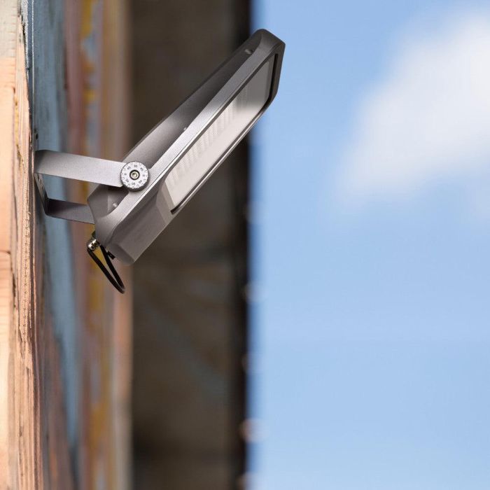 Moso 1916-FL-J-200W-CW Foco Proyector LED 200W 36000Lm 5000K Luz Fría IP65 Lumileds Alta Eficiencia Exterior Aluminio 1