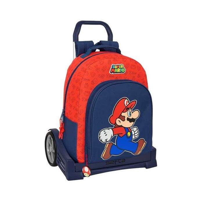 Mochila Safta Mod. 305 Con Carro Evolution Super Mario Trick 420x320x150 mm Mochila Safta Mod. 305 Con Carro Evolution Super Mario Trick 420x320x150 mm