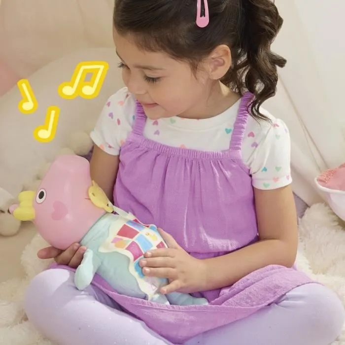 Hasbro Peppa Pig Muñeca Evie Gruñidos y Abrazos G1637 con Sonidos y Accesorios Interactivos Juguete +3 Años 4