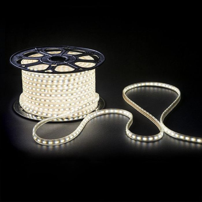Tira LED 120 LEDs/m 30W SMD5630 230V AC IP65 Impermeable Sin Transformador 40.000H para Exterior e Interior WM-SMD5630-G-120-M 1