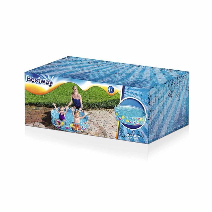 Bestway Piscina Infantil Rigida PVC Mar 122x25 cm +2 Años Jardin 55028 2