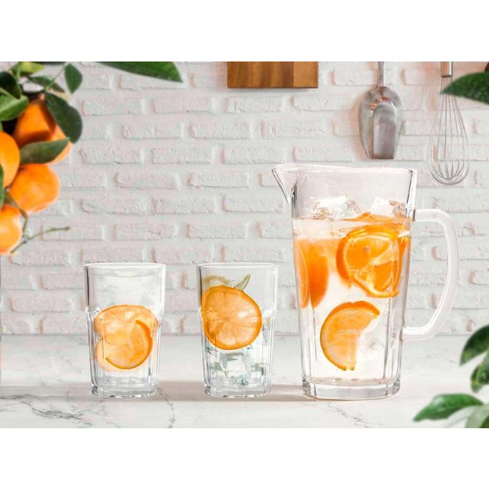 Set 5Pcs Jarra Vasos Agua Vivalto 29X22CM (4 Unidades) 3 Set 5Pcs Jarra Vasos Agua Vivalto 29X22CM (4 Unidades) 3