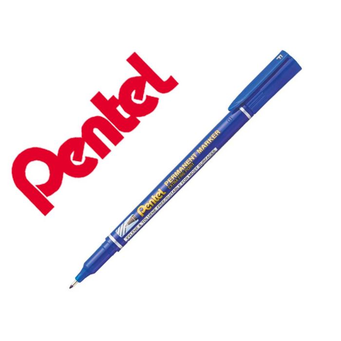 Marcador Pentel Permanente Nf450 Ponta Fina De 1,2 mm Cor Azul 12 unidades Marcador Pentel Permanente Nf450 Ponta Fina De 1,2 mm Cor Azul 12 unidades