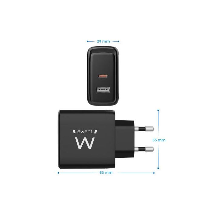 Cable USB Ewent EW1330 Negro 2