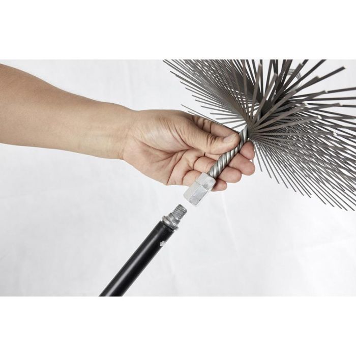 Massó Deshollinador Erizo de Acero Ø 250 mm para Chimeneas de Obra y Tubos Acero Inoxidable 1 Massó Deshollinador Erizo de Acero Ø 250 mm para Chimeneas de Obra y Tubos Acero Inoxidable 1