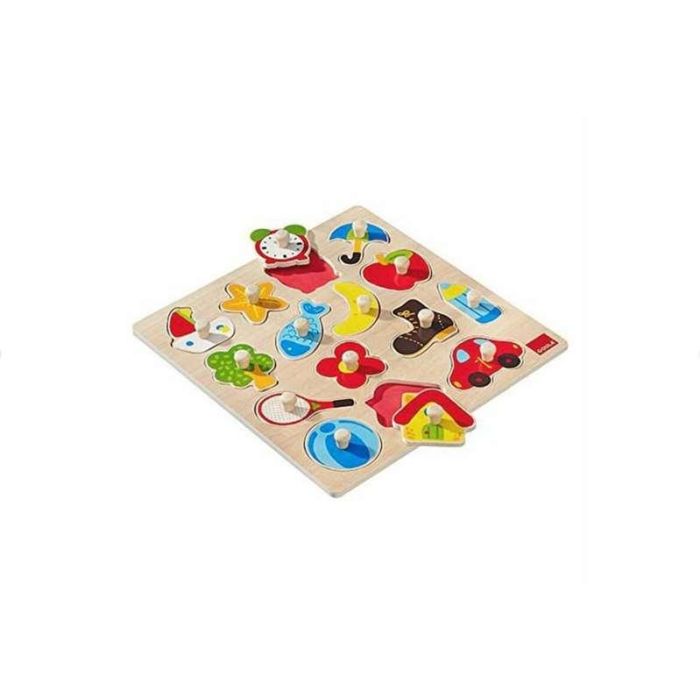 Goula Puzzle Encajable de Madera Siluetas 15 Piezas con Base - Edad Mínima 14 Meses 2 Goula Puzzle Encajable de Madera Siluetas 15 Piezas con Base - Edad Mínima 14 Meses 2