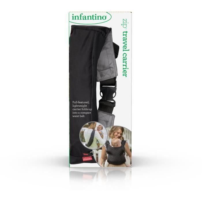 Portabebés de viaje con cremallera de plátano INFANTINO 1 Portabebés de viaje con cremallera de plátano INFANTINO 1