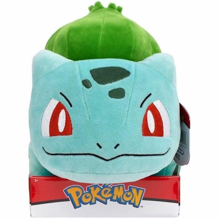 Peluche - BANDAI - Pokémon Bulbasaur - 30 cm, pura suavidad y ternura